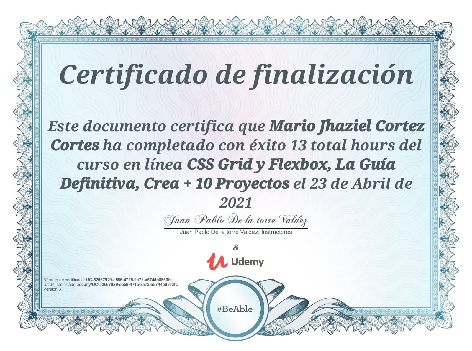 Certificado