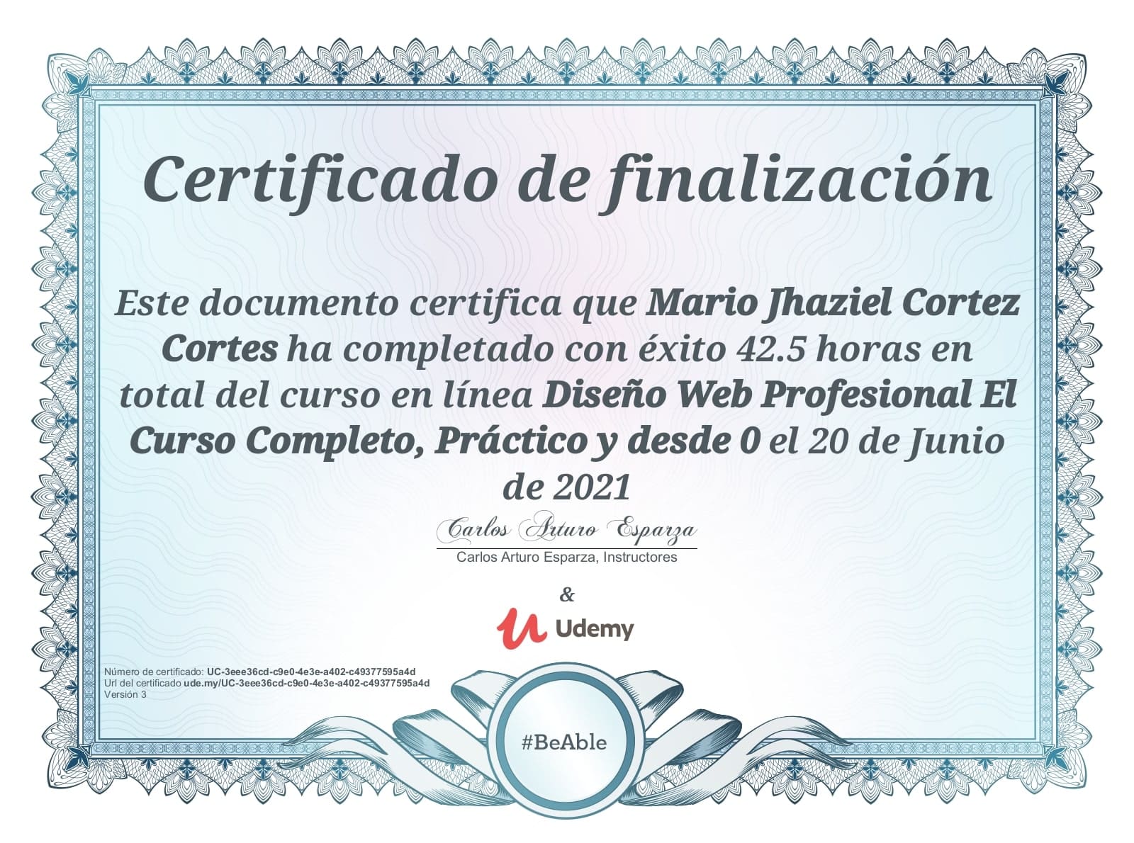 Certificado